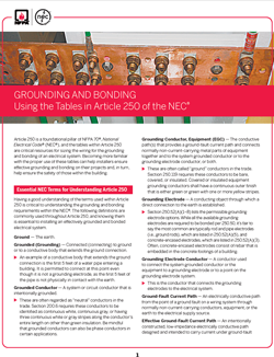 Bonding and Grounding Resource